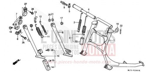 STAND (1) VFR750FH de 1987